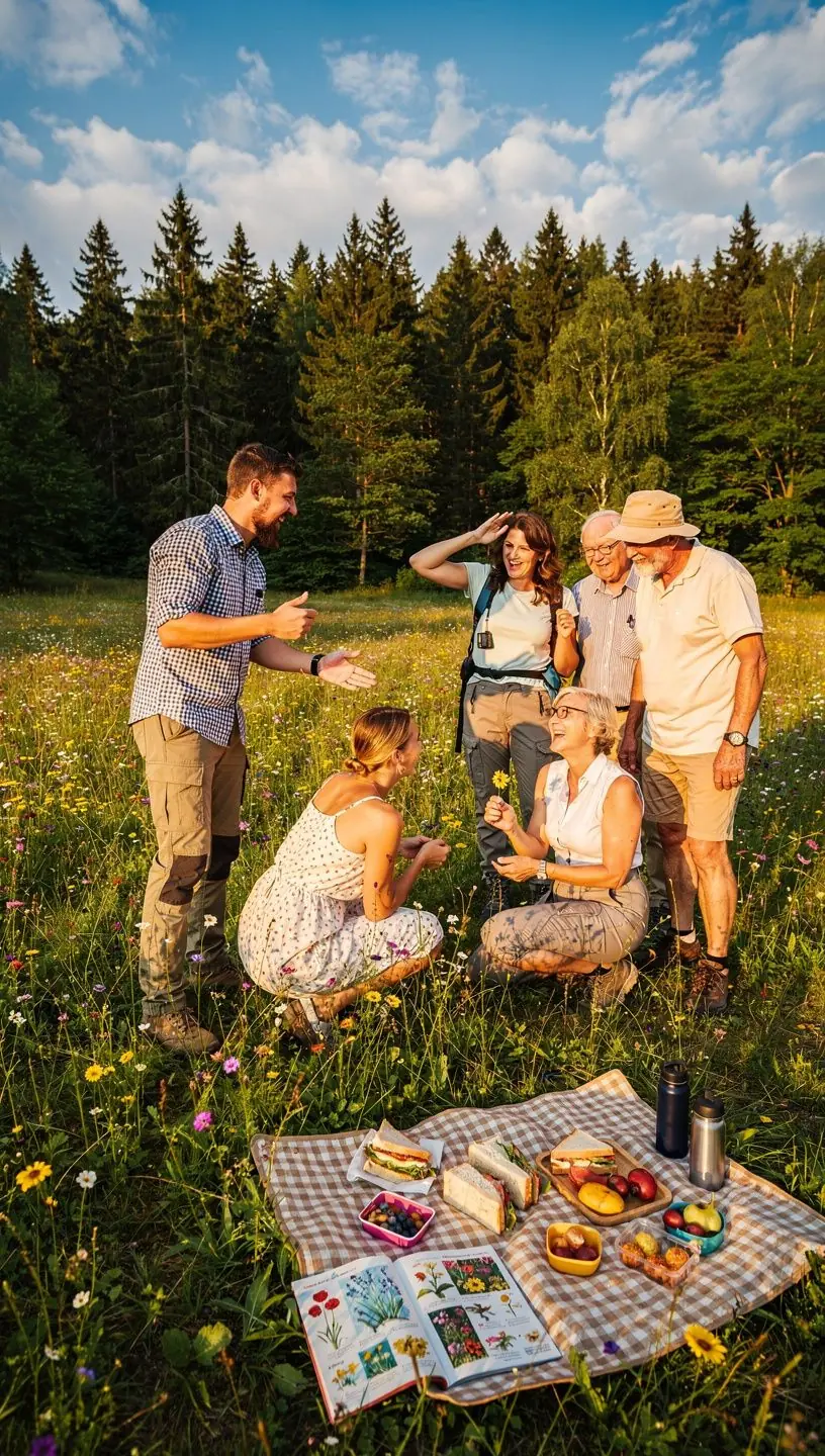 Blick auf einen sonnendurchfluteten Waldweg, der zu einem Rückzugsort für Naturreisen führt.